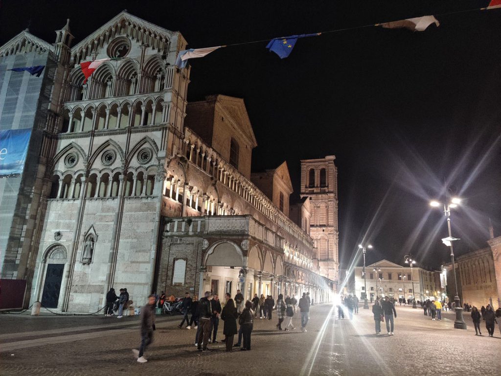 Piazza Trento Trieste by night